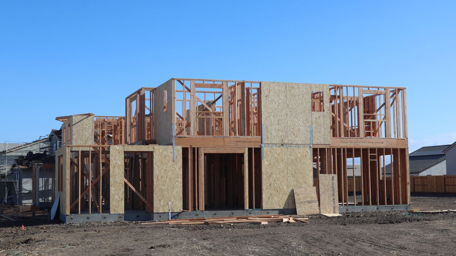 New home under construction